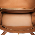 Product image 13 of 26: Birkin 35 Natural Veau Chamonix Gold Plated Y Circle Stamp