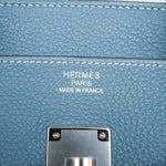 Product image 2 of 16: Birkin 35 Bleu Jean Togo Palladium Plated O Square Stamp