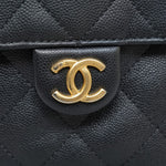 Product image 26 of 26: Black Caviar Quilted 25 Hobo Bag Medium Aged Gold Hardware