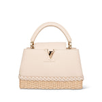 Product image 1 of 16: Louis Vuitton Vanilla Taurillon/ Rattan Capucines BB