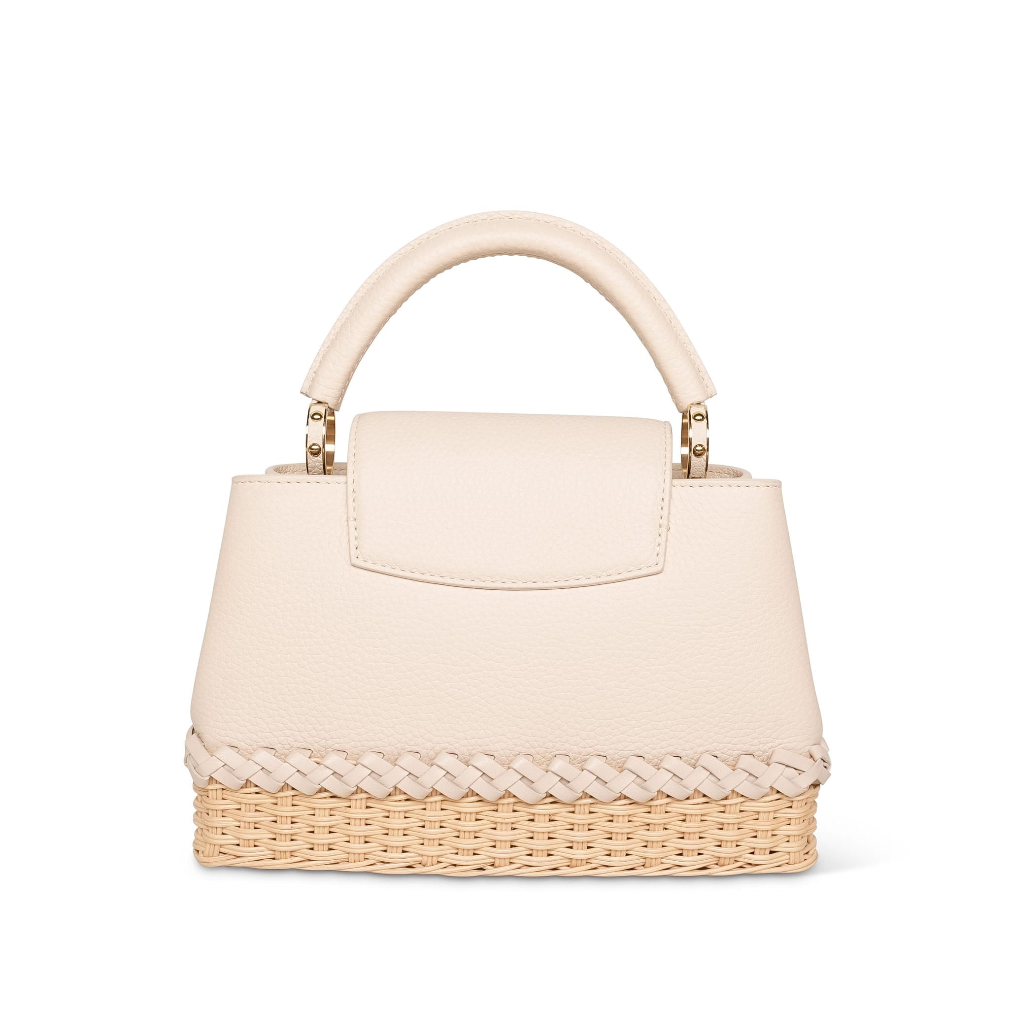 Product image 4 of 16: Louis Vuitton Vanilla Taurillon/ Rattan Capucines BB