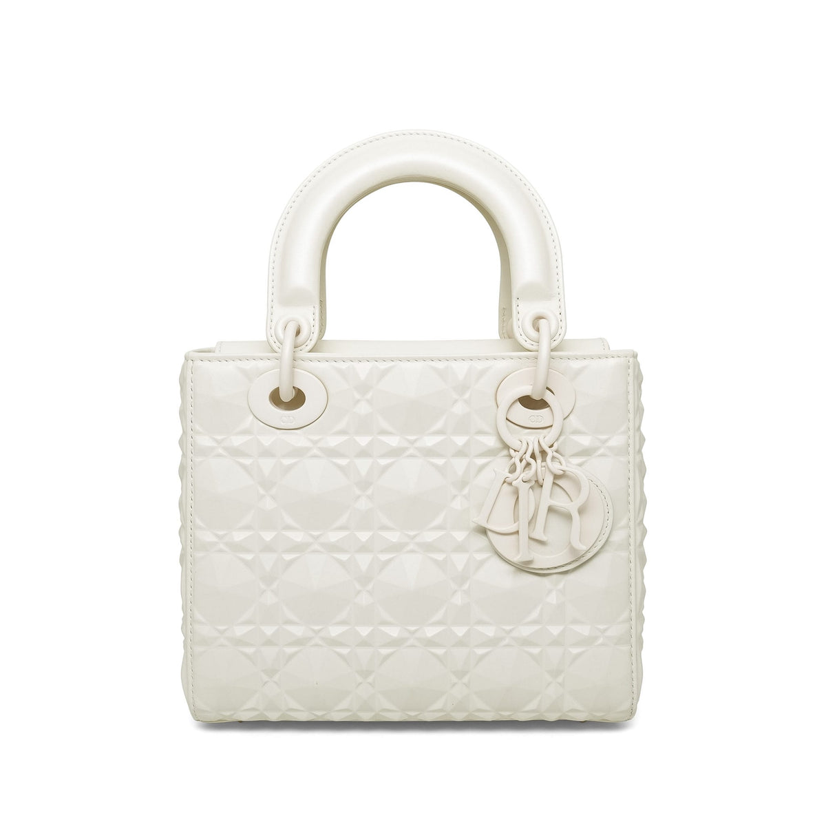 Dior Latte Ultramatte Cannage Calfskin My ABCDior Bag Small