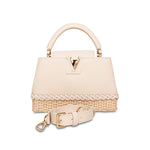 Product image 7 of 16: Louis Vuitton Vanilla Taurillon/ Rattan Capucines BB