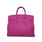 Product image 4 of 26: Birkin 25 Rose Pourpre Veau Togo Palladium Plated C Stamp