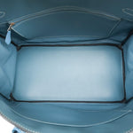 Product image 14 of 16: Birkin 35 Bleu Jean Togo Palladium Plated O Square Stamp