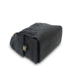 Product image 9 of 26: Black Caviar Quilted 25 Hobo Bag Medium Aged Gold Hardware