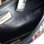 Product image 13 of 16: 23B Black Multicolor Reversible Sequins CC Single Flap Bag LGHW