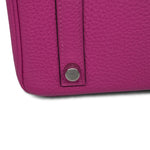 Product image 8 of 26: Birkin 25 Rose Pourpre Veau Togo Palladium Plated C Stamp