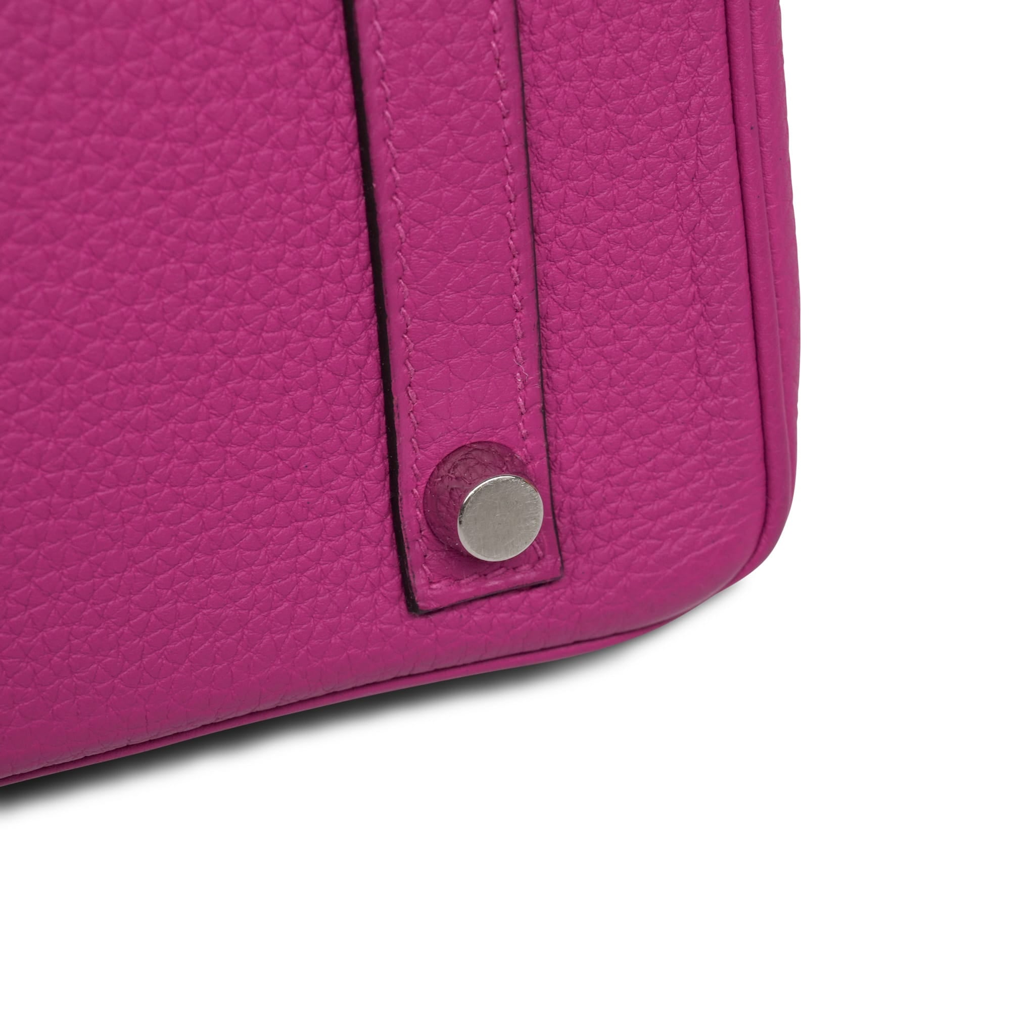 Product image 10 of 26: Birkin 25 Rose Pourpre Veau Togo Palladium Plated C Stamp