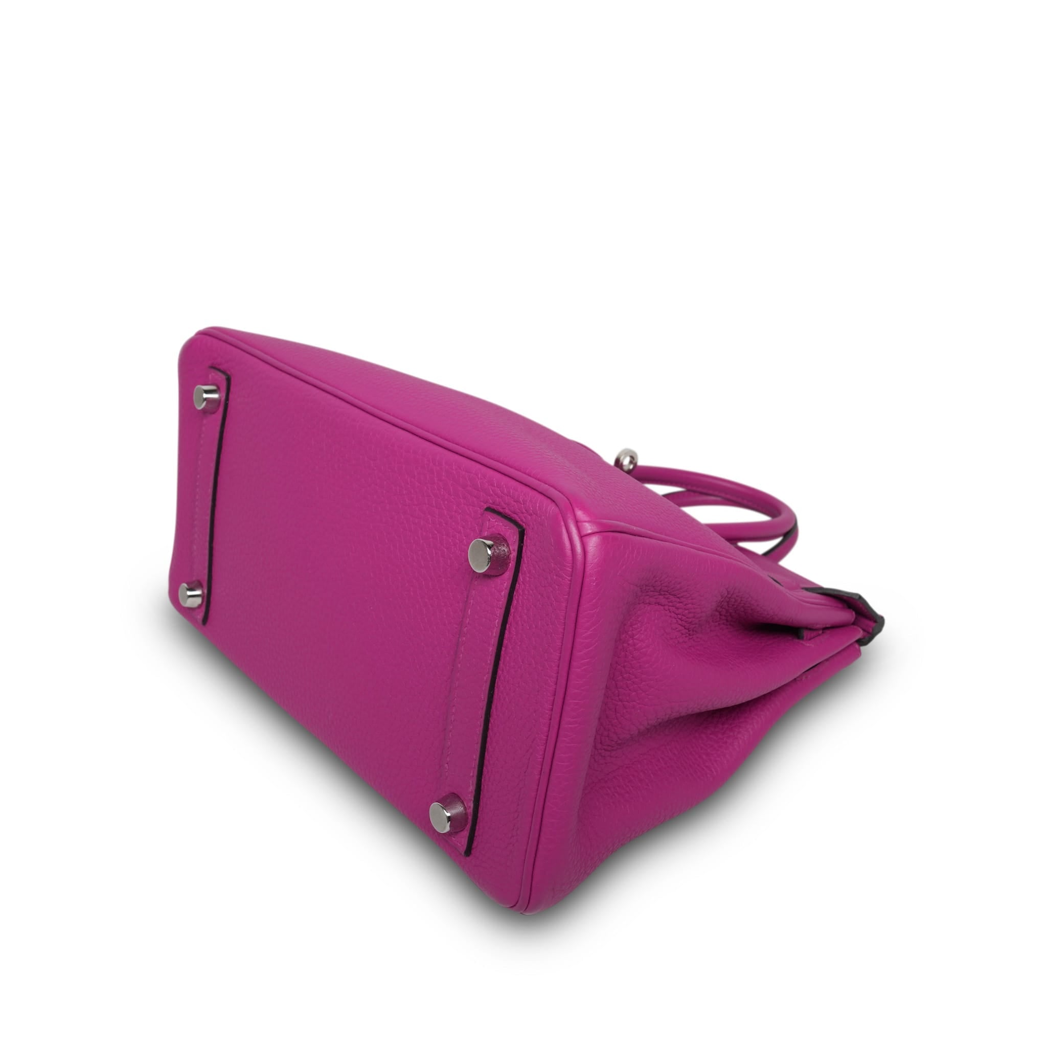 Product image 12 of 26: Birkin 25 Rose Pourpre Veau Togo Palladium Plated C Stamp