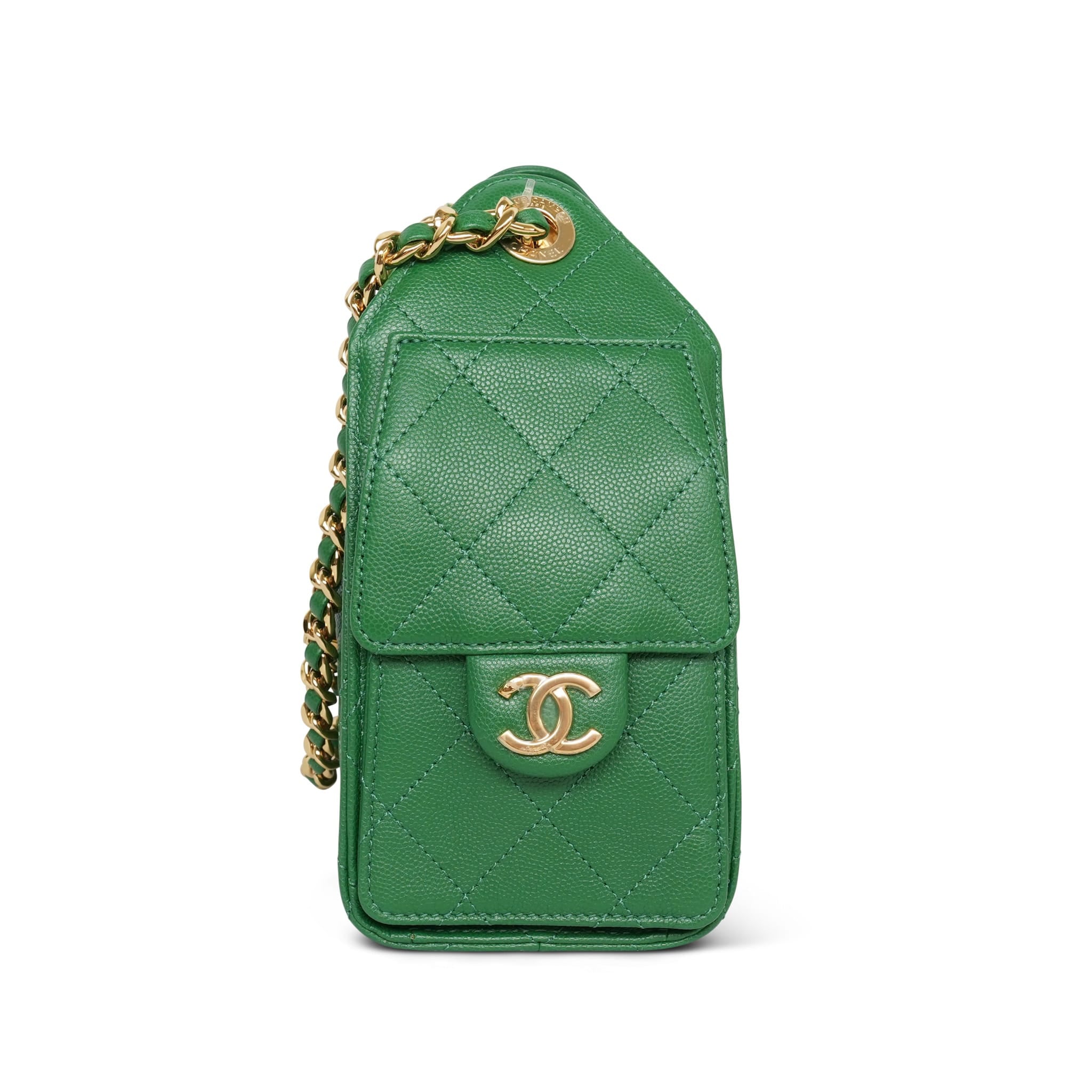 Product image 7 of 19: Green Caviar Quilted 25 Hobo Bag Mini Gold Hardware