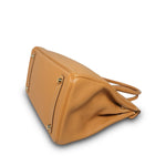 Product image 13 of 14: Birkin 30 Natural Sable Togo Gold Plated T Stamp