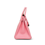 Product image 6 of 16: Birkin 25 Bi-Color Horseshoe (HSS) Rose Confetti/Turquoise Chevre Palladium Plated R Square Stamp