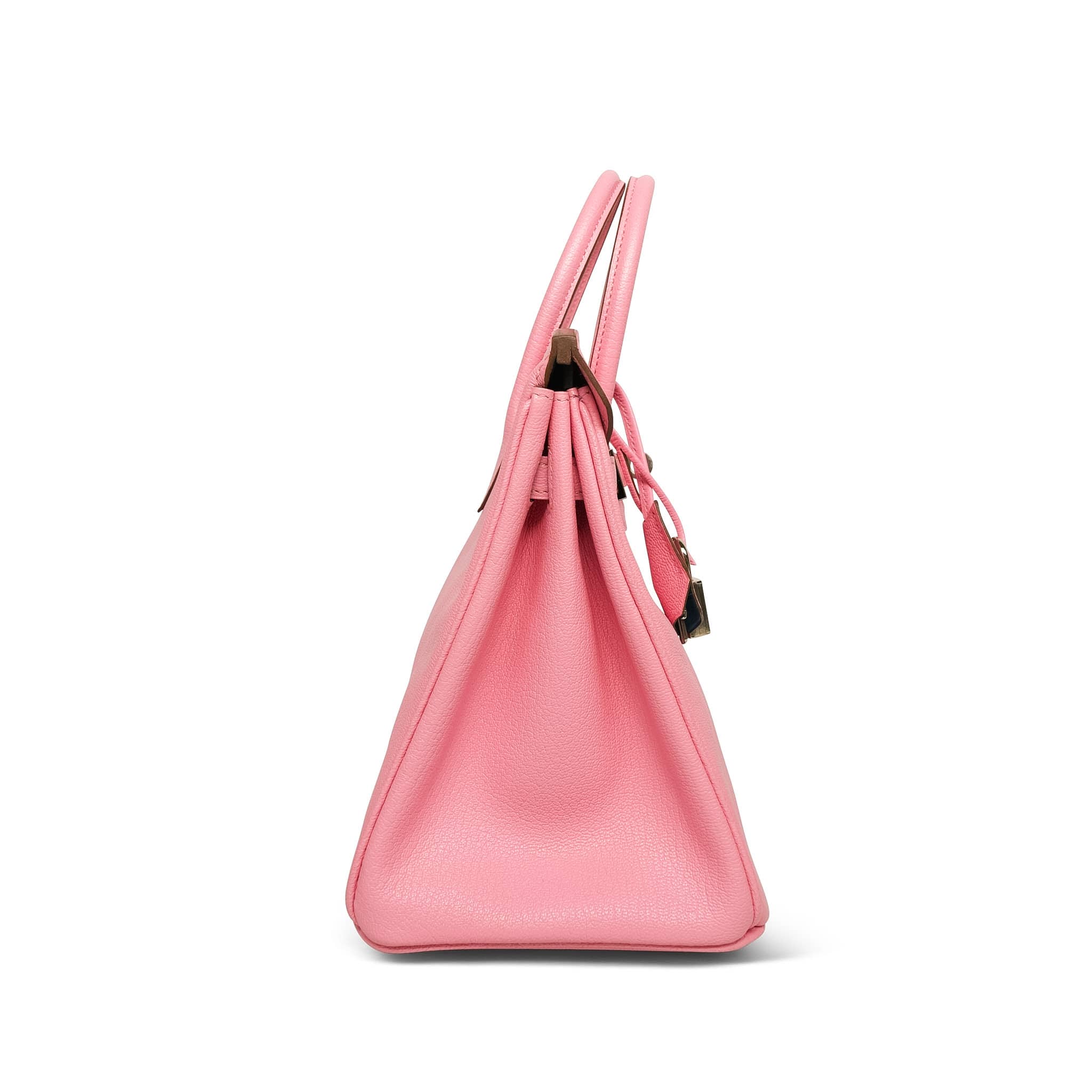 Product image 6 of 16: Birkin 25 Bi-Color Horseshoe (HSS) Rose Confetti/Turquoise Chevre Palladium Plated R Square Stamp
