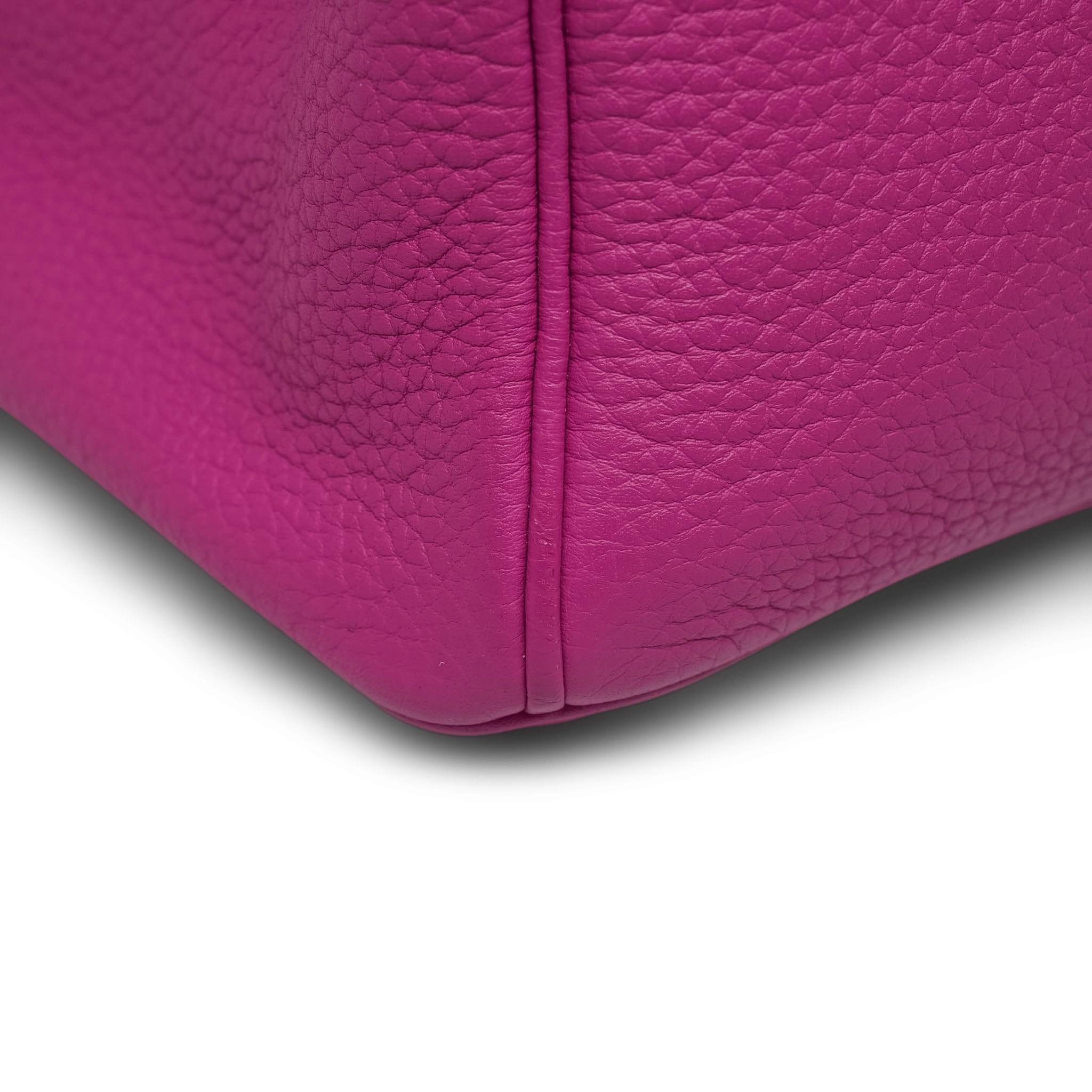 Product image 16 of 26: Birkin 25 Rose Pourpre Veau Togo Palladium Plated C Stamp