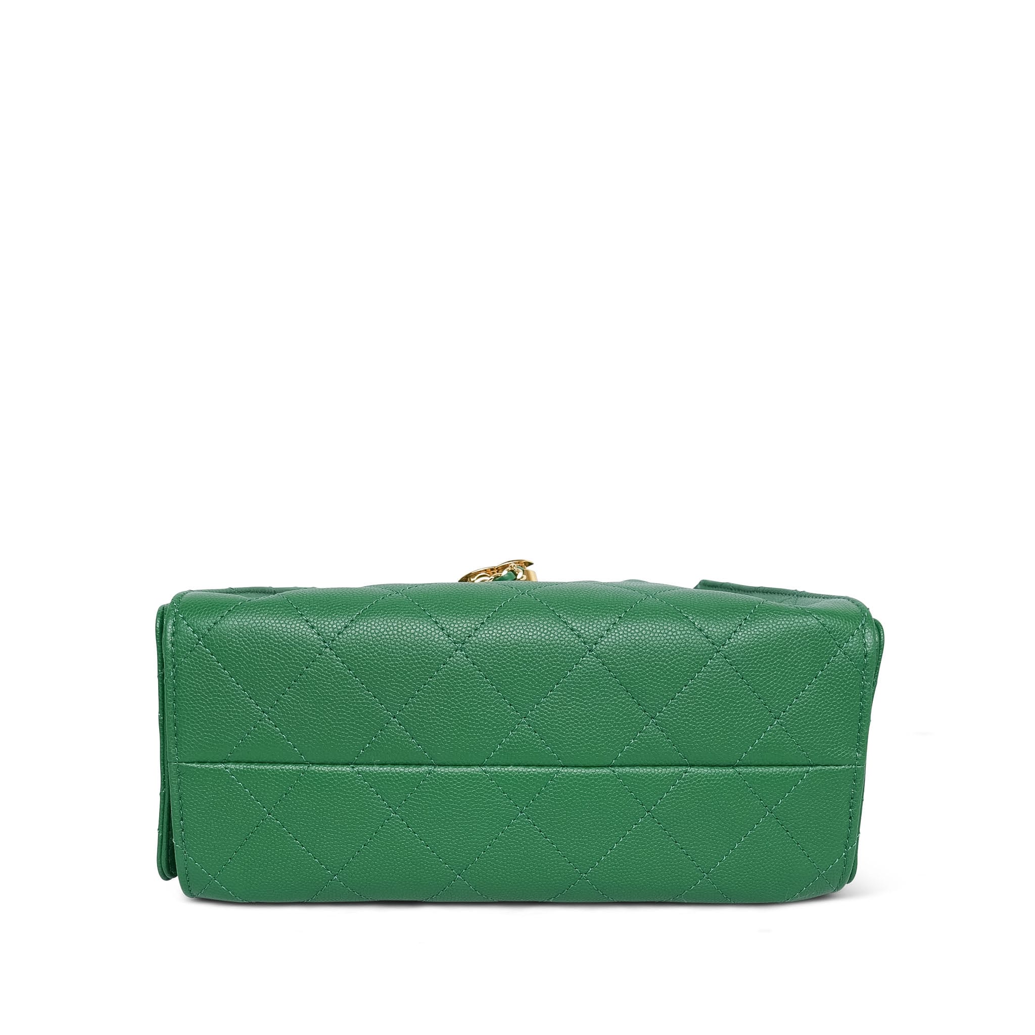 Product image 9 of 19: Green Caviar Quilted 25 Hobo Bag Mini Gold Hardware
