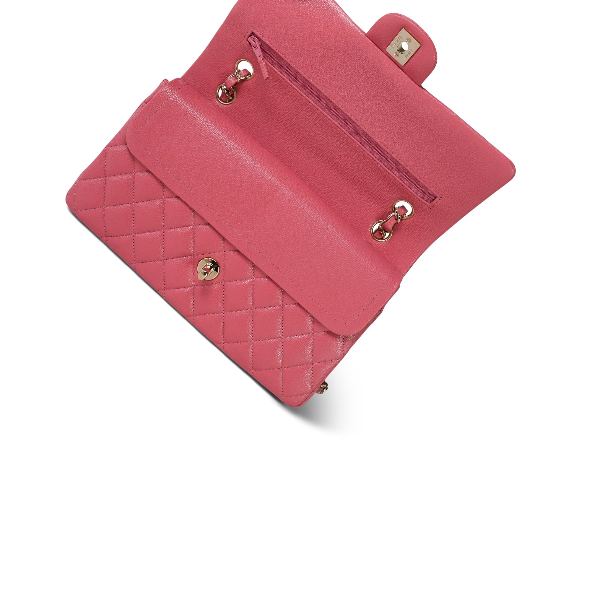 Buy CHANEL 18S Pink Caviar Classic Double Flap | Exclusive SALE at