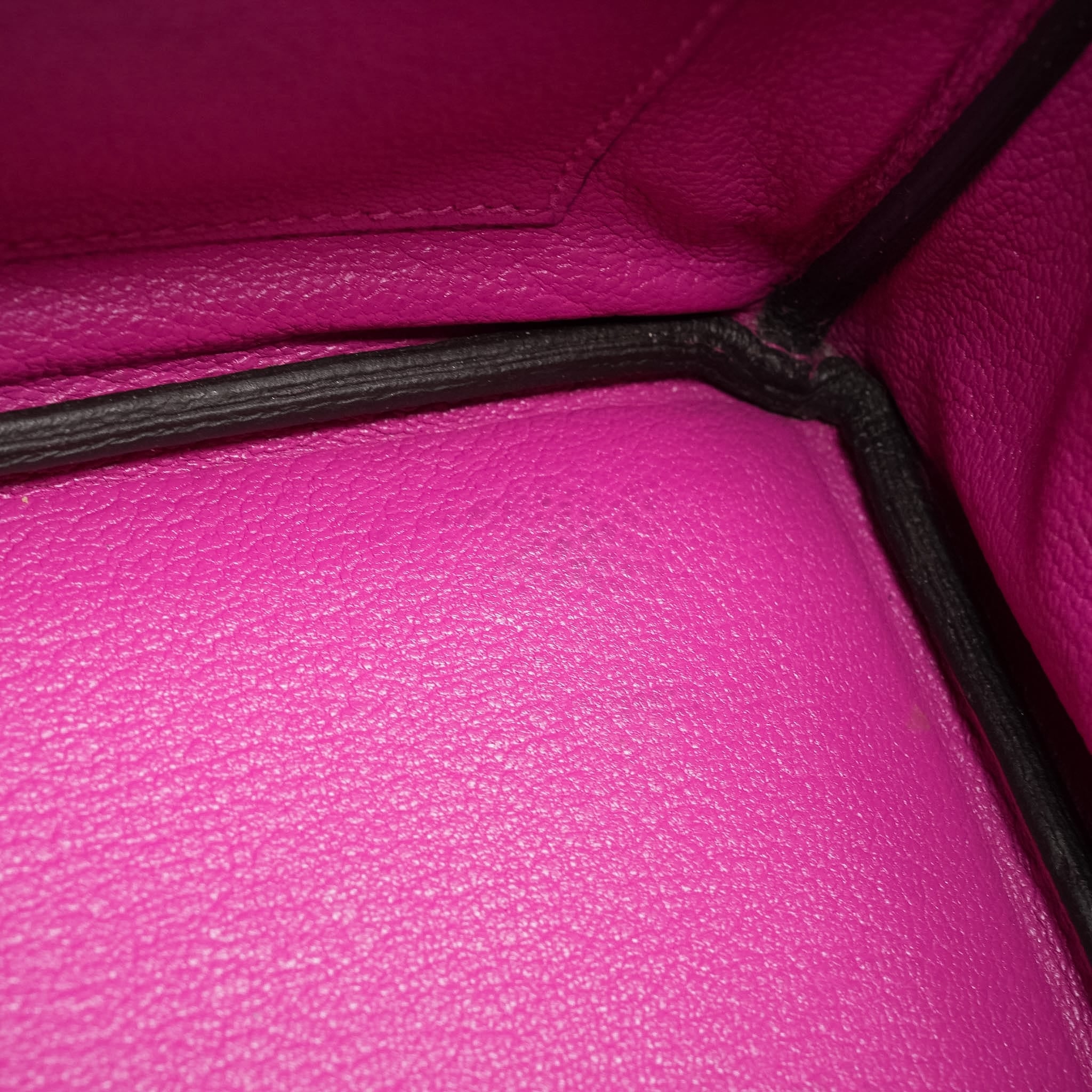 Product image 23 of 26: Birkin 25 Rose Pourpre Veau Togo Palladium Plated C Stamp