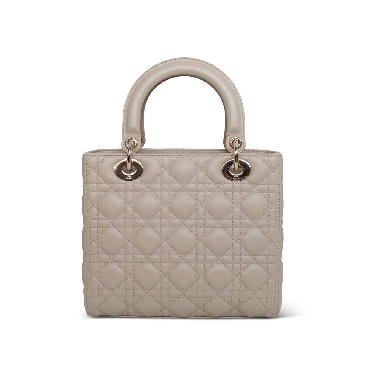 Dior Sable Cannage Lambskin Lady Dior Bag Medium