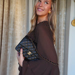 Product image 6 of 20: 21B Black Lambskin Quilted Classic Flap Small Rose Gold HW
