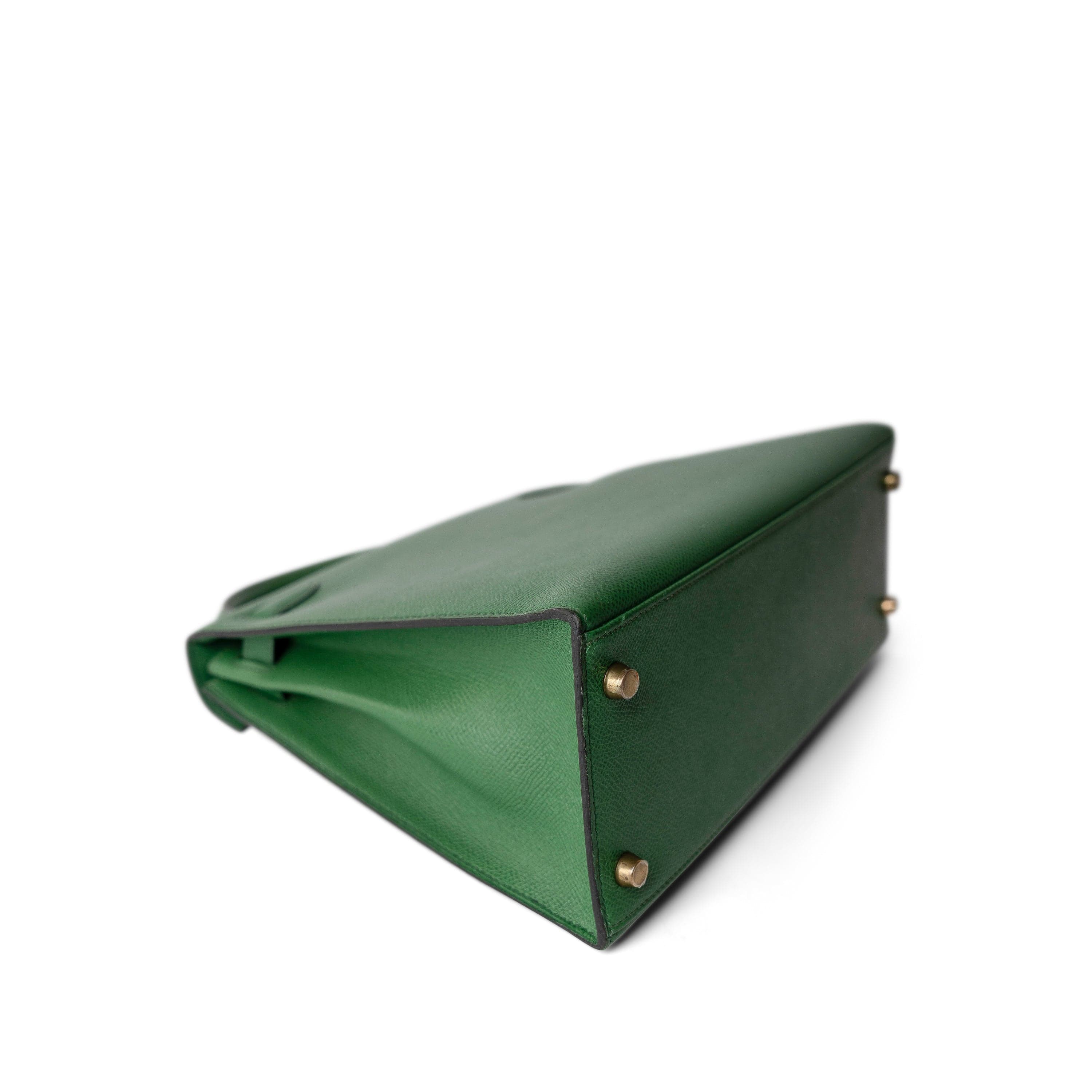 Kelly Sellier 28 Green Courchevel Gold Plated (V) Stamp – REDELUXE