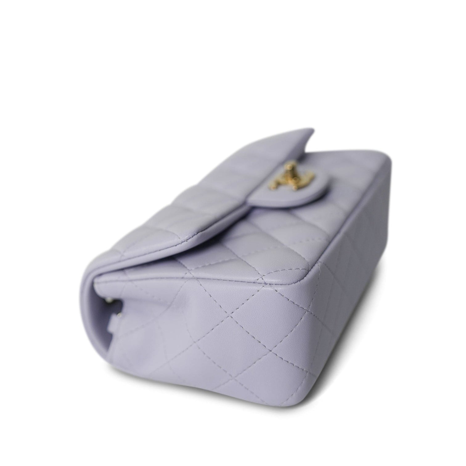 MICRO LADY 12 BAG IN LIGHT PURPLE LAMBSKIN