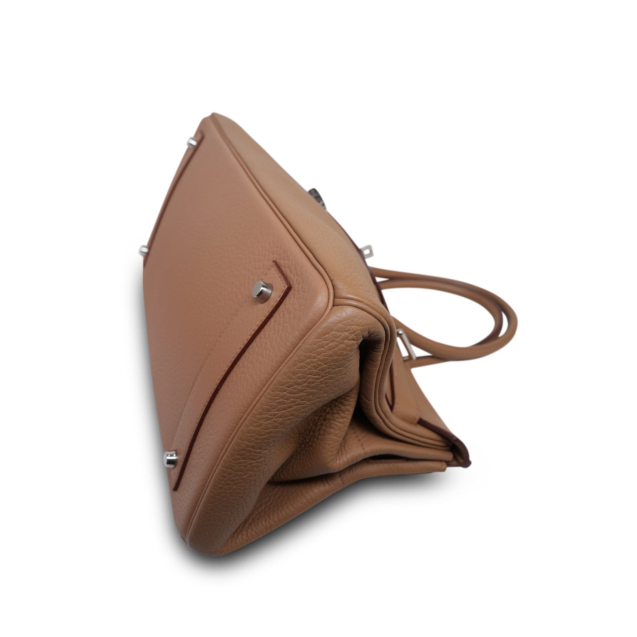 Shoulder Birkin 42 Tabac Camel Clemence Palladium Plated [L] Stamp