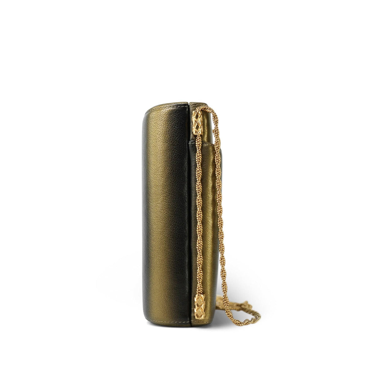 Gold/Black/Bronze Ombré Calfskin Vanity Case