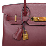 Product image 5 of 14: Birkin 30 Rouge H Epsom Gold Plated T Stamp