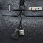 Product image 5 of 14: Birkin 40 Black Togo Palladium Plated O Square Stamp
