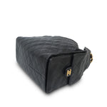 Product image 12 of 26: Black Caviar Quilted 25 Hobo Bag Medium Aged Gold Hardware