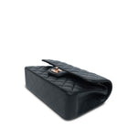 Product image 11 of 20: 21B Black Lambskin Quilted Classic Flap Small Rose Gold HW