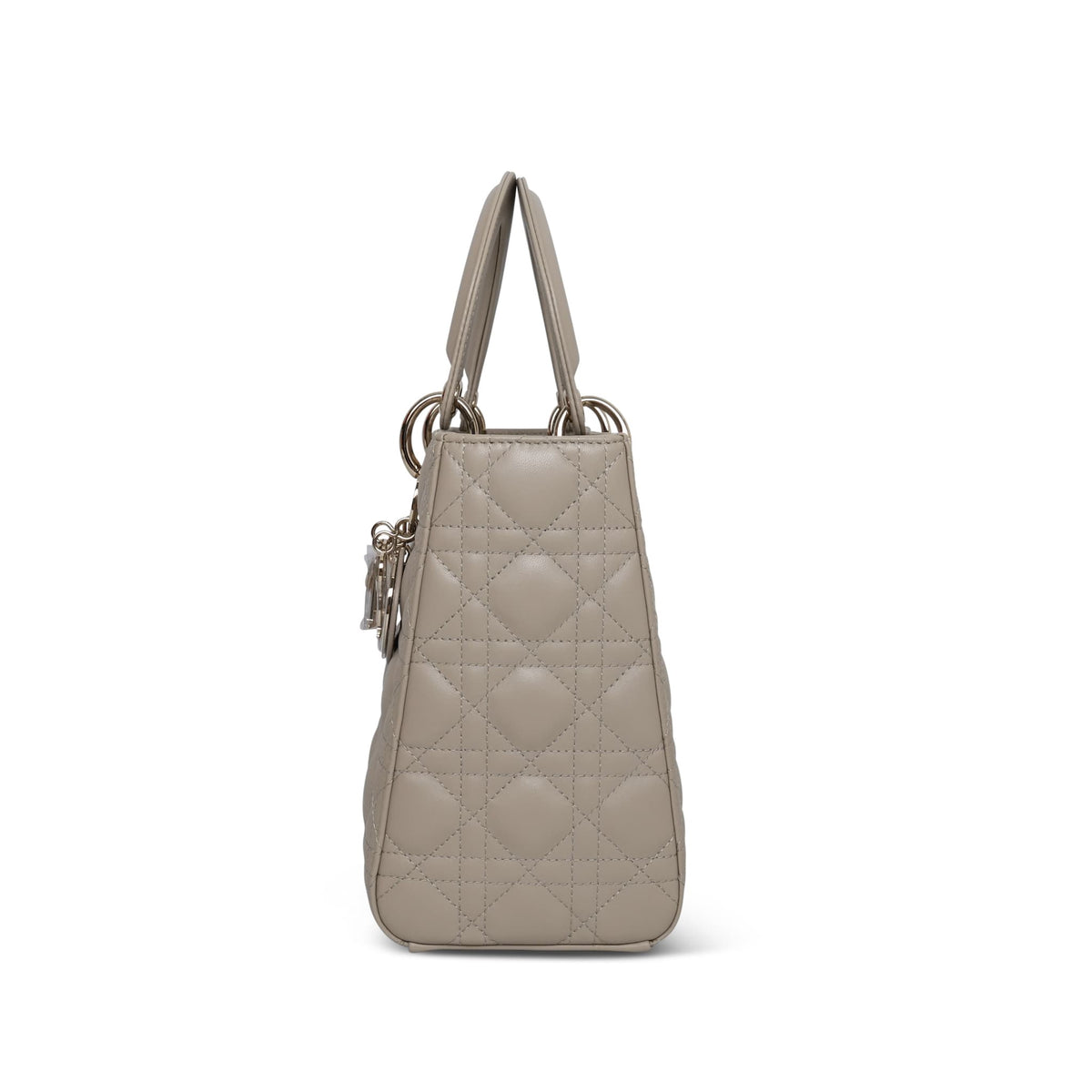Dior Sable Cannage Lambskin Lady Dior Bag Medium