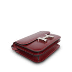 Product image 8 of 13: Constance 18 Rouge H Box Calfskin Palladium Plated K Stamp