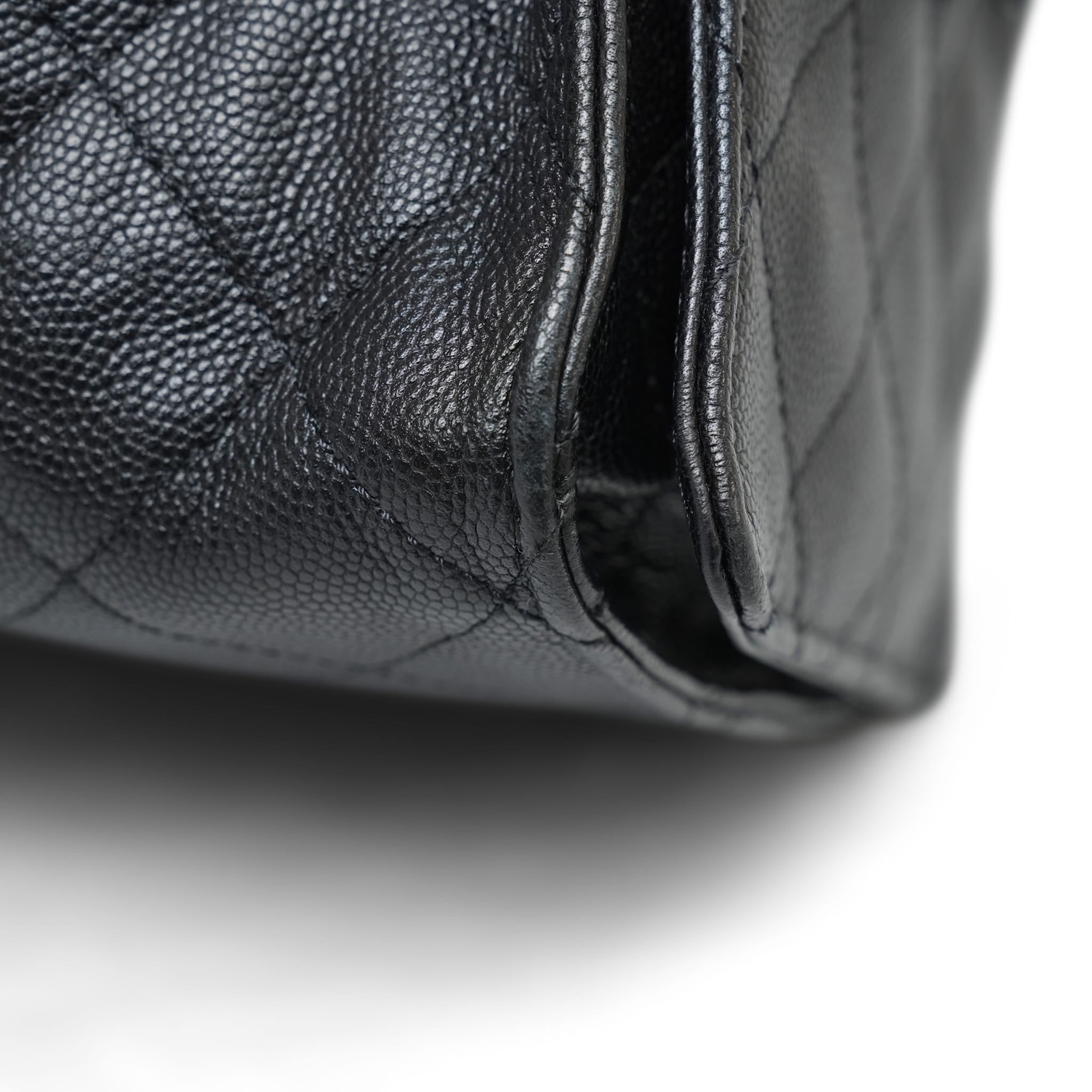Product image 13 of 26: Black Caviar Quilted 25 Hobo Bag Medium Aged Gold Hardware