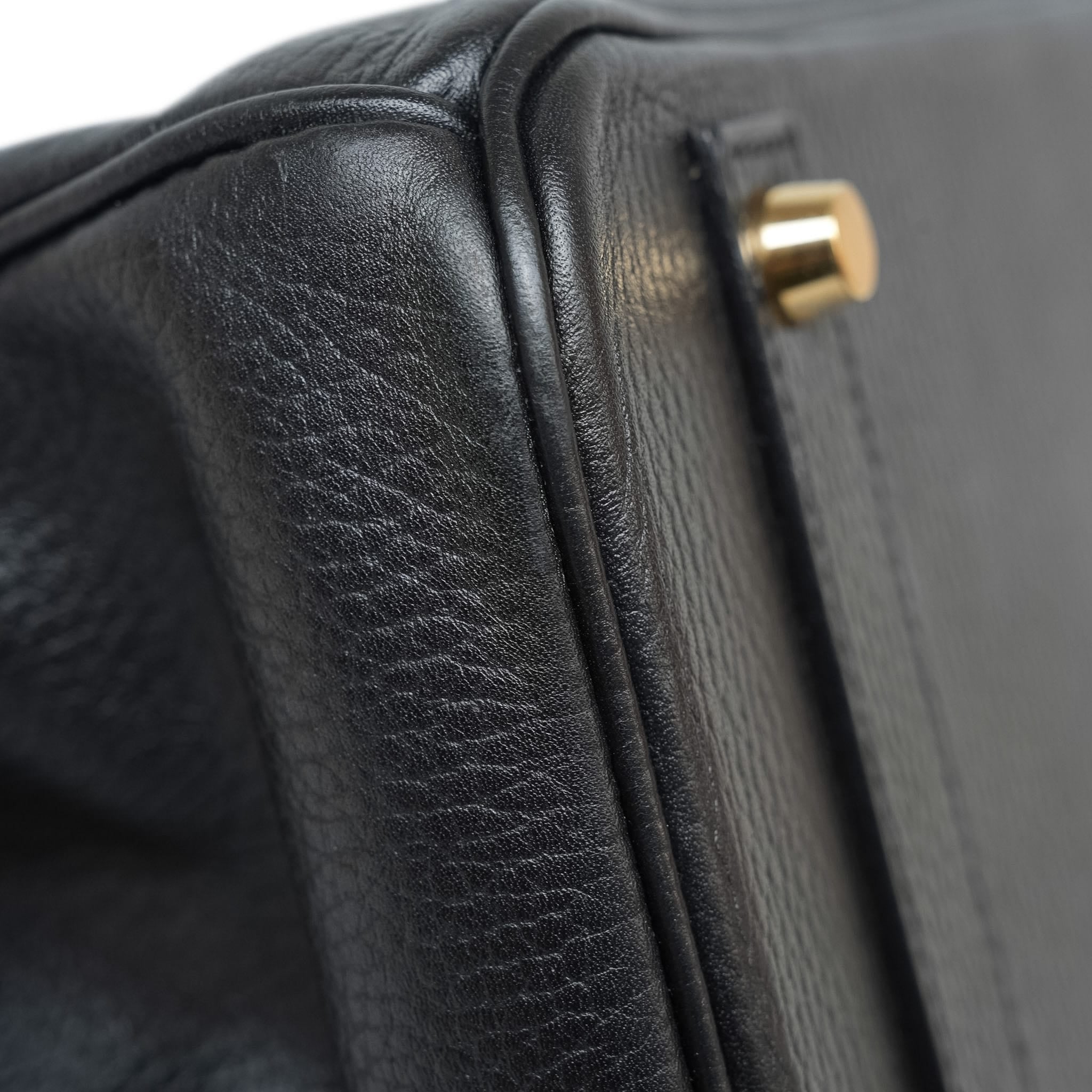 Product image 14 of 22: Birkin 40 Black Ardennes Gold Plated C Square Stamp
