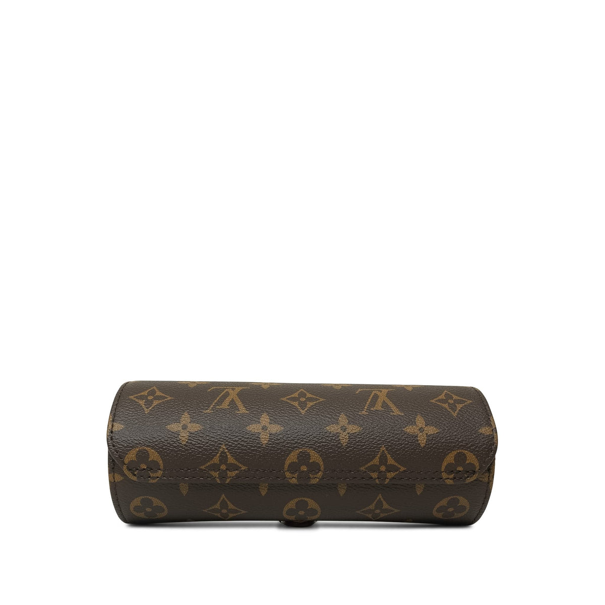Louis Vuitton Brown Monogram Canvas 3 Watch Case