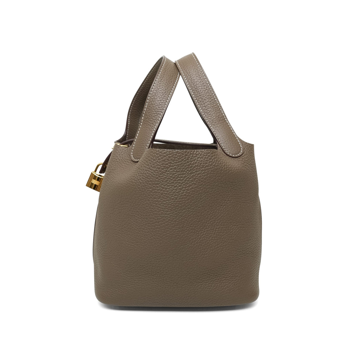 Picotin 18 Etoupe Clemence Gold Plated Z Stamp
