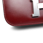 Product image 13 of 13: Constance 18 Rouge H Box Calfskin Palladium Plated K Stamp