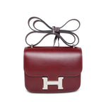 Product image 1 of 13: Constance 18 Rouge H Box Calfskin Palladium Plated K Stamp