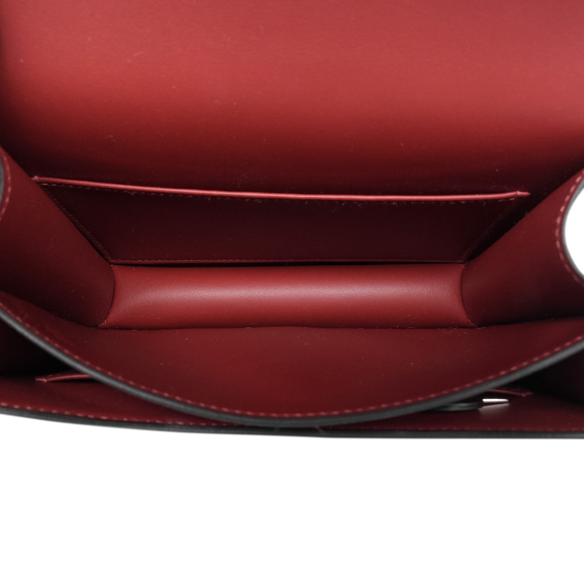 Product image 12 of 13: Constance 18 Rouge H Box Calfskin Palladium Plated K Stamp