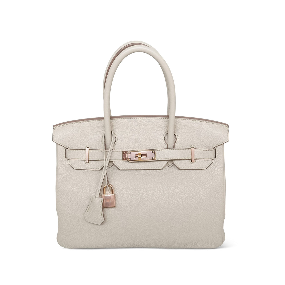 Birkin 30 Beton Togo Rose Gold Plated D stamp