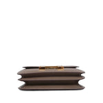 Product image 7 of 12: Constance 18 Etoupe Epsom Gold Plated B Stamp