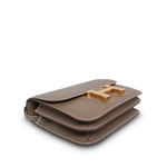 Product image 8 of 12: Constance 18 Etoupe Epsom Gold Plated B Stamp