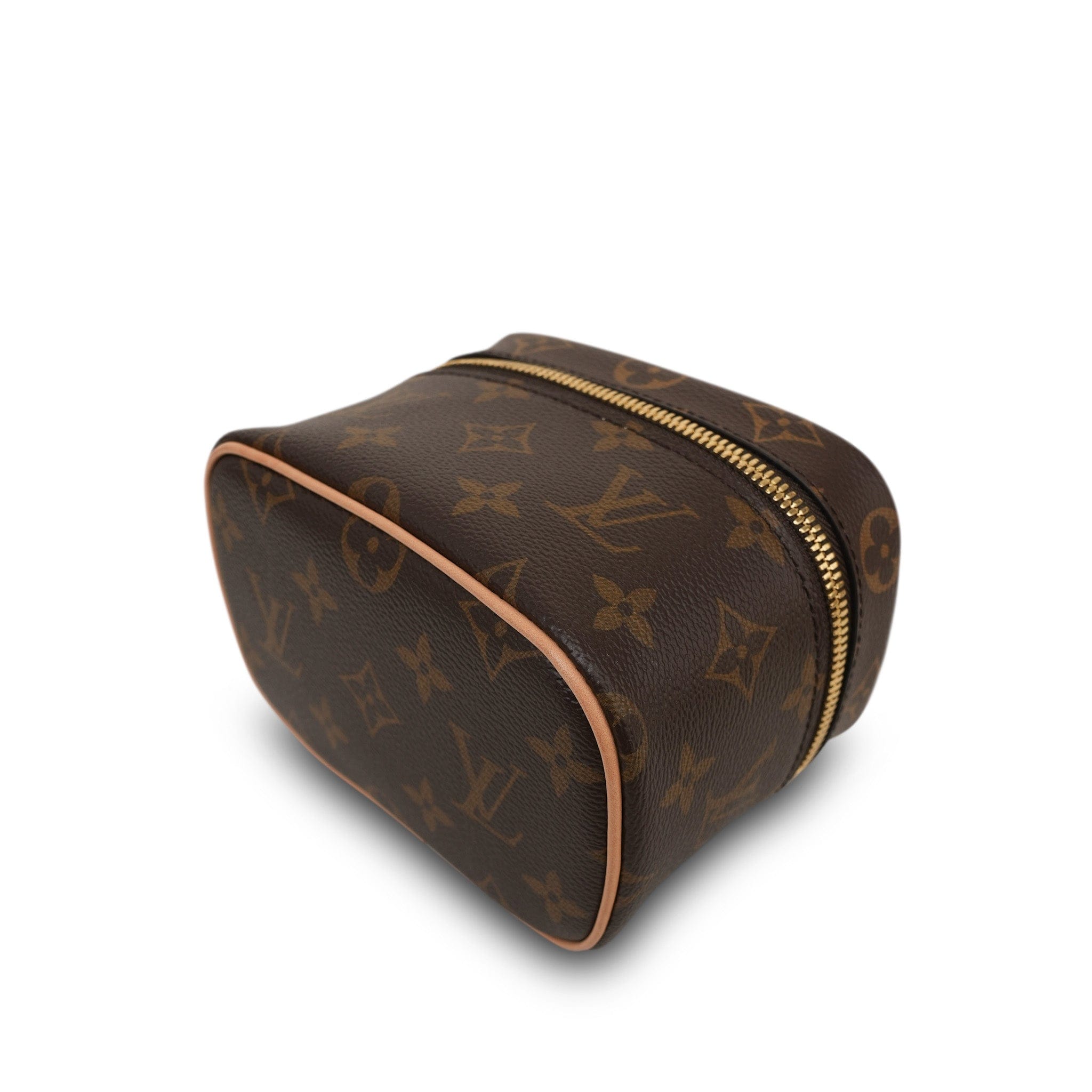 Louis Vuitton Brown Monogram Nice Nano Vanity Case – REDELUXE