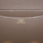 Product image 2 of 12: Constance 18 Etoupe Epsom Gold Plated B Stamp
