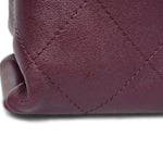 Product image 20 of 22: 26P Dark Burgundy Lambskin Quilted Maxi Hobo Shoulder Bag LGHW
