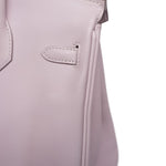 Product image 18 of 25: Birkin 25 Rose Dragee Swift Palladium Plated K Square Stamp