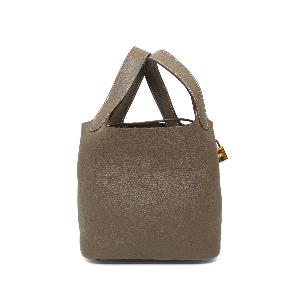 Picotin 18 Etoupe Clemence Gold Plated Z Stamp