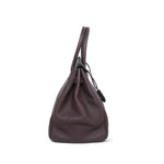 Product image 5 of 14: Birkin 35 Ebene Togo Palladium Plated P Square Stamp